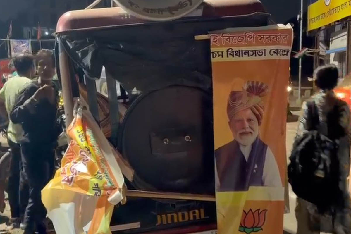 প্রধানমন্ত্রীর সভার আগেই বারুইপুরে বিজেপির প্রচারে হামলা, অভিযোগ উড়িয়ে কী দাবি শাসকের?