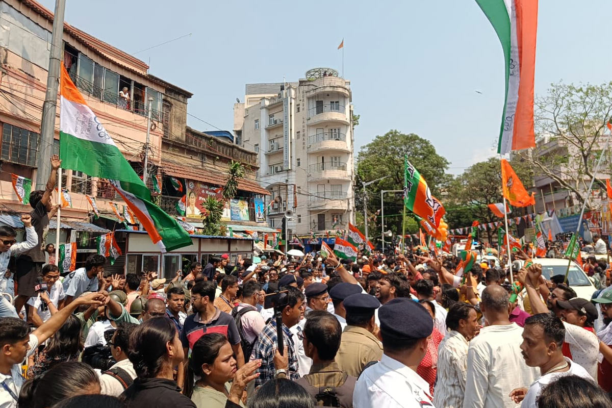 West Bengal Assembly Election: tension at bhawanipur kolkata amit shah road show