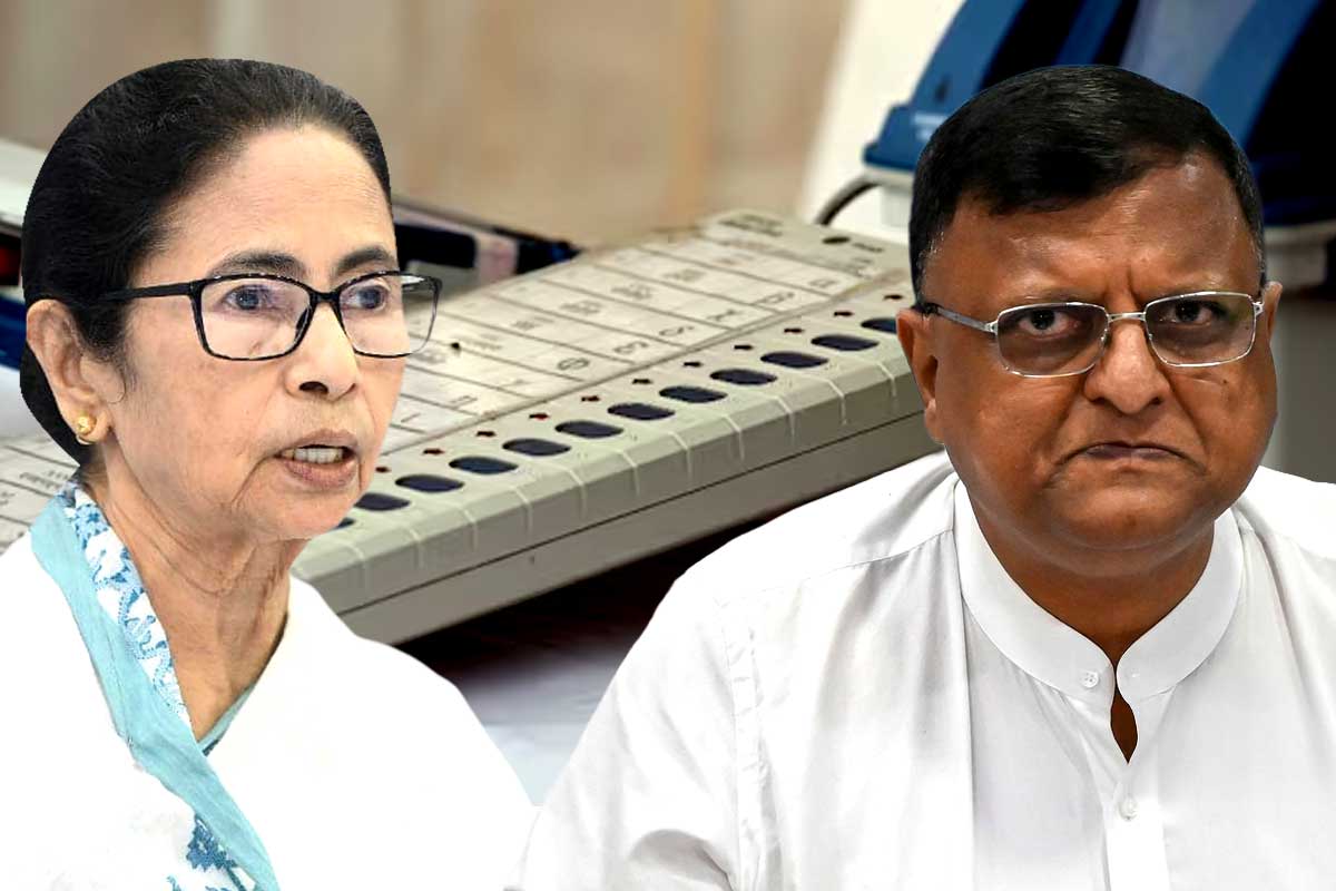 সত্যি হচ্ছে মমতার ইভিএম শঙ্কা? দিকে দিকে ভোটমেশিনে ‘গলদ’ নিয়ে সাফাই মনোজের
