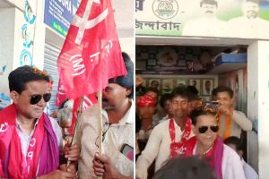 ভোটের আগে উলটপুরাণ! ডোমকলে তৃণমূলের অফিস দখল সিপিএমের, জোড়া ফুল ছেড়ে লাল ঝান্ডা ধরলেন শয়ে শয়ে কর্মী!