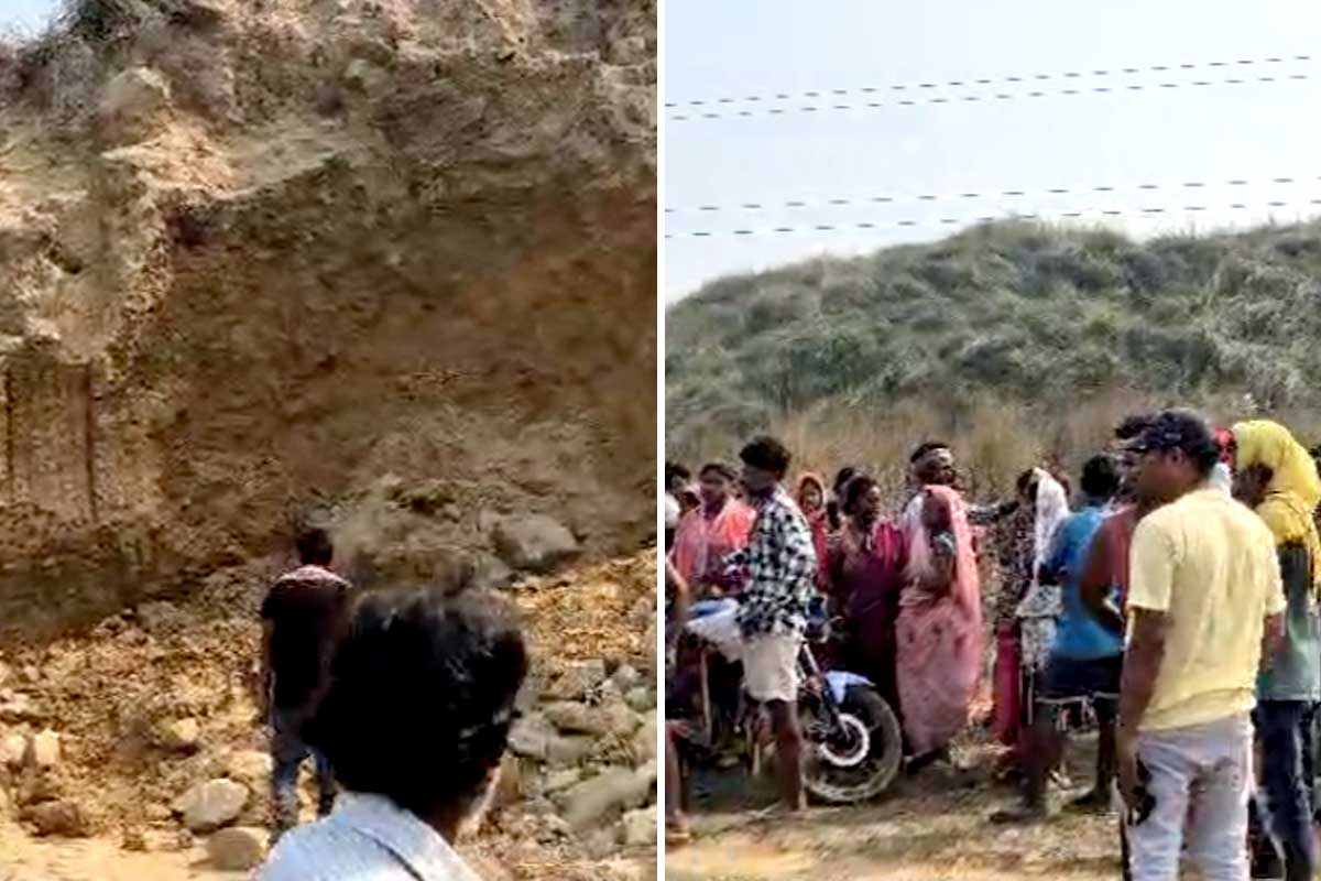 চলছিল অবৈধ খনন! দুর্গাপুরে মাটি ধসে মৃত শ্রমিক, ক্ষতিপূরণের দাবিতে বিক্ষোভ