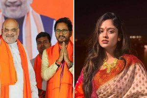 হিরণের হয়ে ভোটপ্রচার ‘দ্বিতীয় স্ত্রী’র! শাহী প্রচারে ‘জয় শ্রীরাম’ মন্ত্রে ‘মাচো স্বামী’র জয়কামনা ঋতিকার