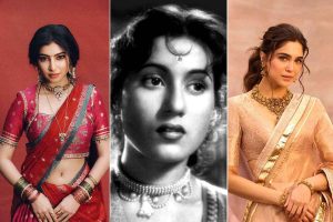 বলিউডে মধুবালার বায়োপিক নিয়ে কাড়াকাড়ি, ‘ধুরন্ধর’ সারা অর্জুনকে টেক্কা শর্বরীর!