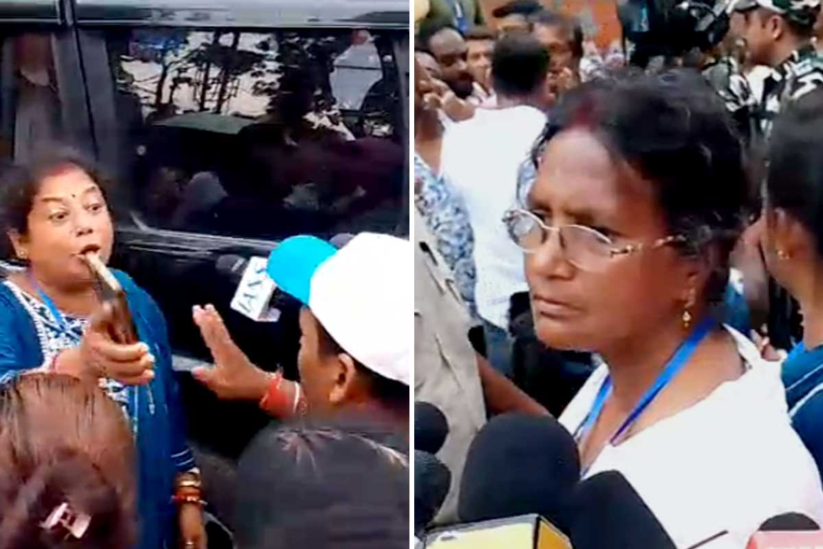 অভয়ার মা’কে ঘিরে তুমুল বিক্ষোভ! পানিহাটিতে বিক্ষোভকারীদের গ্রেপ্তারের দাবি রত্নার