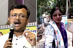 জাতীয় পতাকা দিয়ে ঘাম মোছা! বিজেপি প্রার্থী পাপিয়ার বিরুদ্ধে কমিশনে নালিশ তৃণমূল নেতার