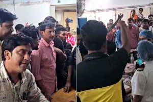 দুর্ঘটনায় মৃতপ্রায় দাদু-নাতির চিকিৎসায় গাফিলতি! ডাক্তার-নার্সকে ঘেরাও, রামপুরহাটে ধুন্ধুমার