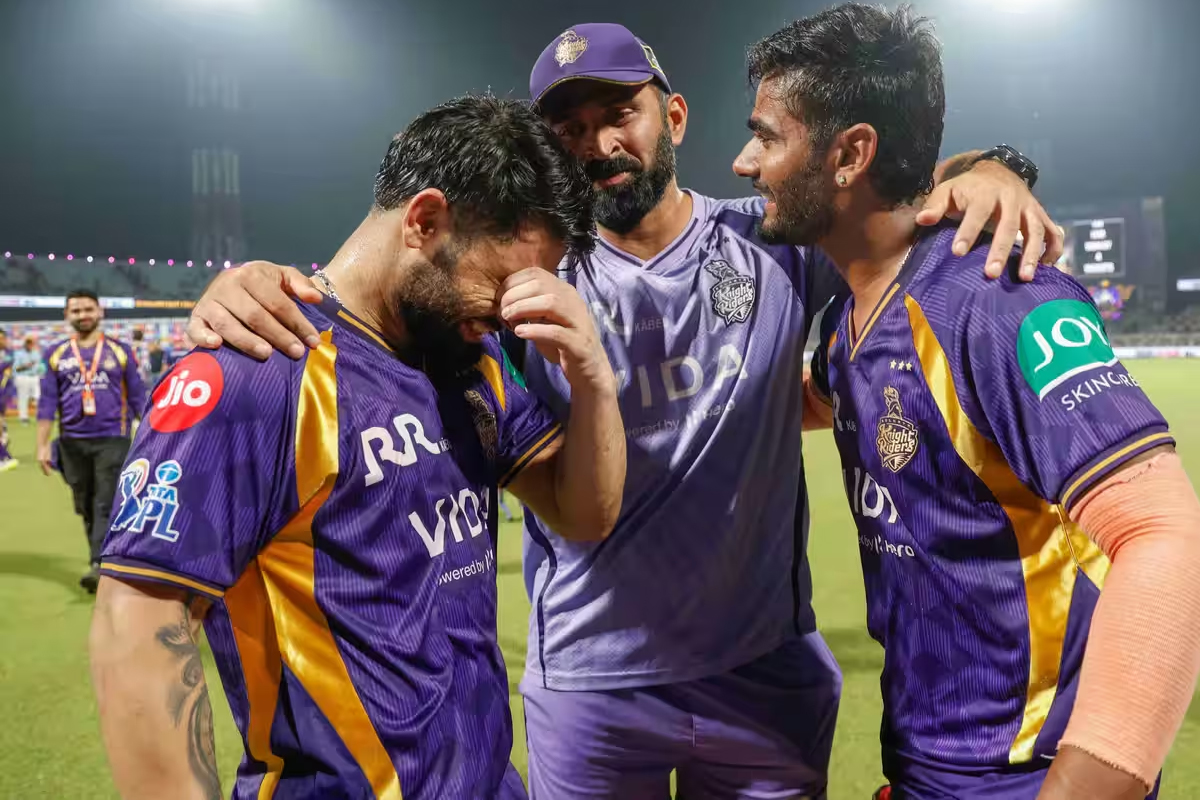 প্রথম জয়ের পর আবেগের বিস্ফোরণ, অঝোরে কান্না রিঙ্কুর, চোখের জলে ভাসল কেকেআর