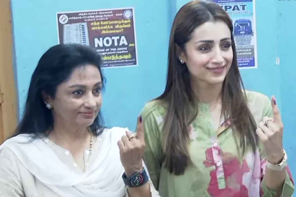 South Indian Celebrities Step Out To Vote In Tamil Nadu Elections