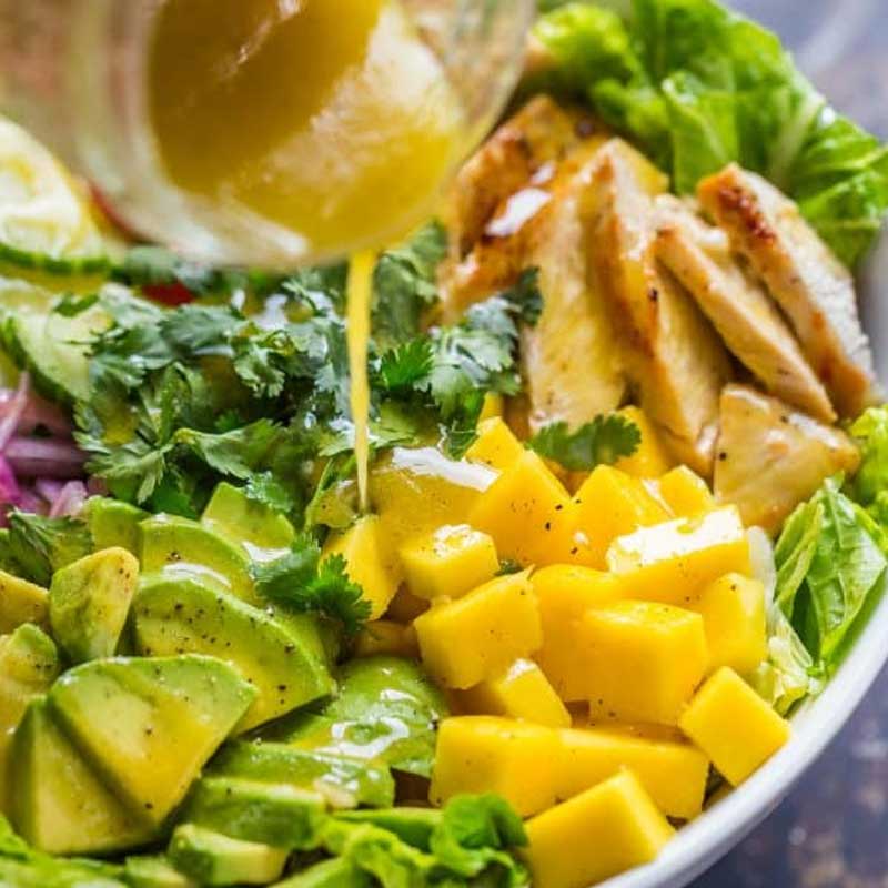 Try refreshing mango chicken salad
