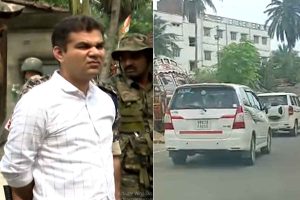 সকাল থেকে অ্যাকশন মোডে ‘সিংঘম’ অজয়, কনভয় নিয়ে ঘুরছেন বুথে বুথে