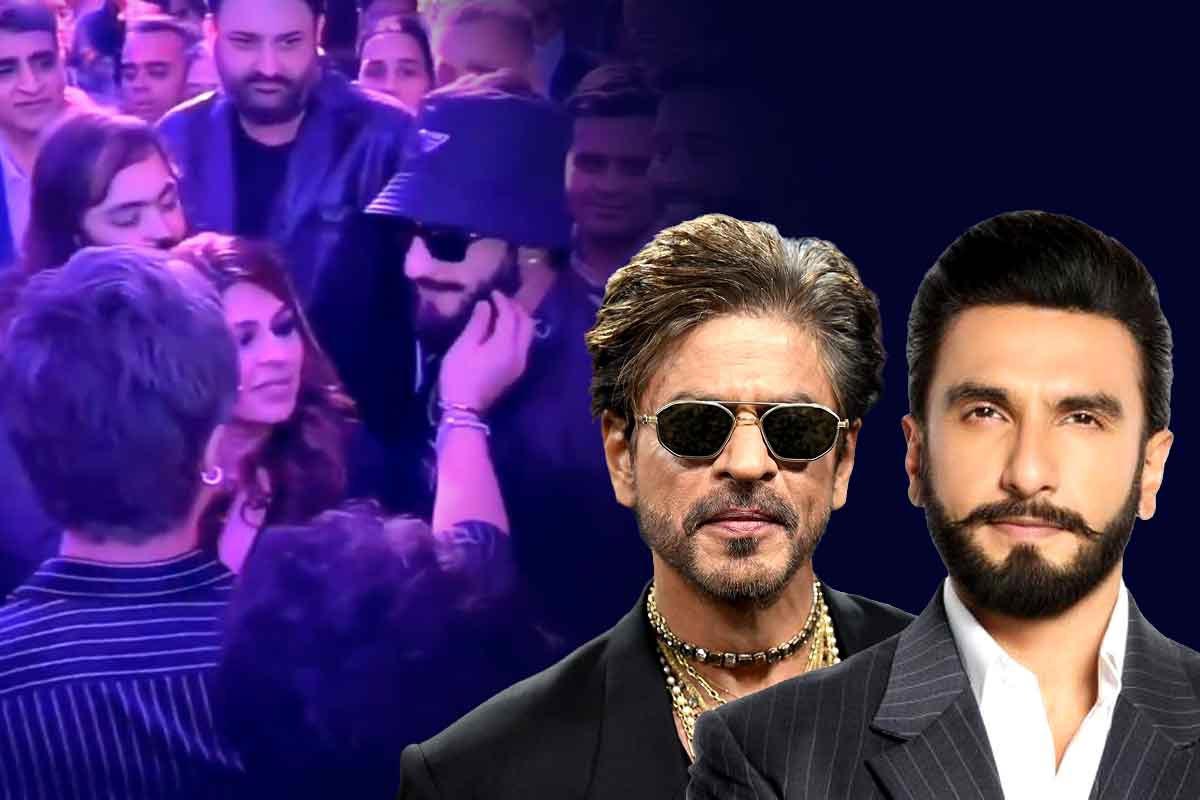 ‘ধুরন্ধর’ রণবীরের গাল টিপে আদুরে আলাপ শাহরুখের! ভিডিও ভাইরাল হতেই ‘চিকি বাডি’ বলে ‘দুষ্টুমি’ ভক্তদের