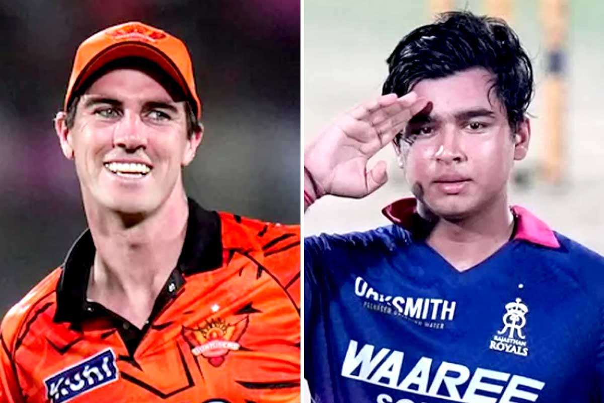 ‘ও এখন আমার প্রিয় ক্রিকেটার’, প্রথম বলে ছক্কা হজম করে বৈভবের ভূয়সী প্রশংসা কামিন্সের