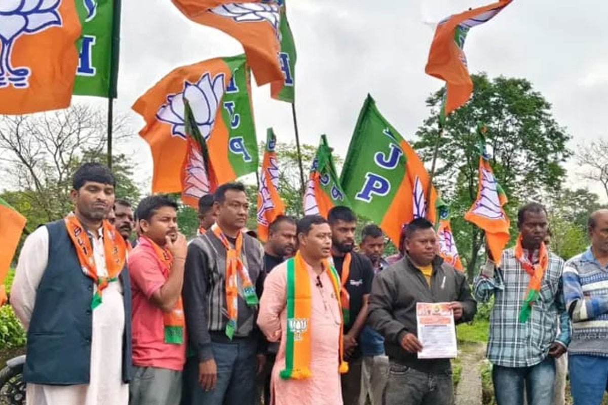 WB Assembly Election 2026: BJP campaigning in tea garden