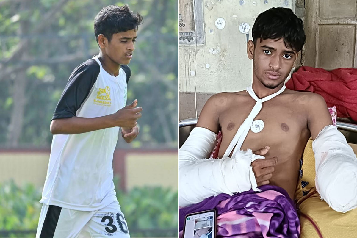 খড় কাটতে গিয়ে কাটল হাত, মহামেডানের কিশোর ফুটবলার আমিরের আর্তি, ‘মাঠে ফিরতে চাই’
