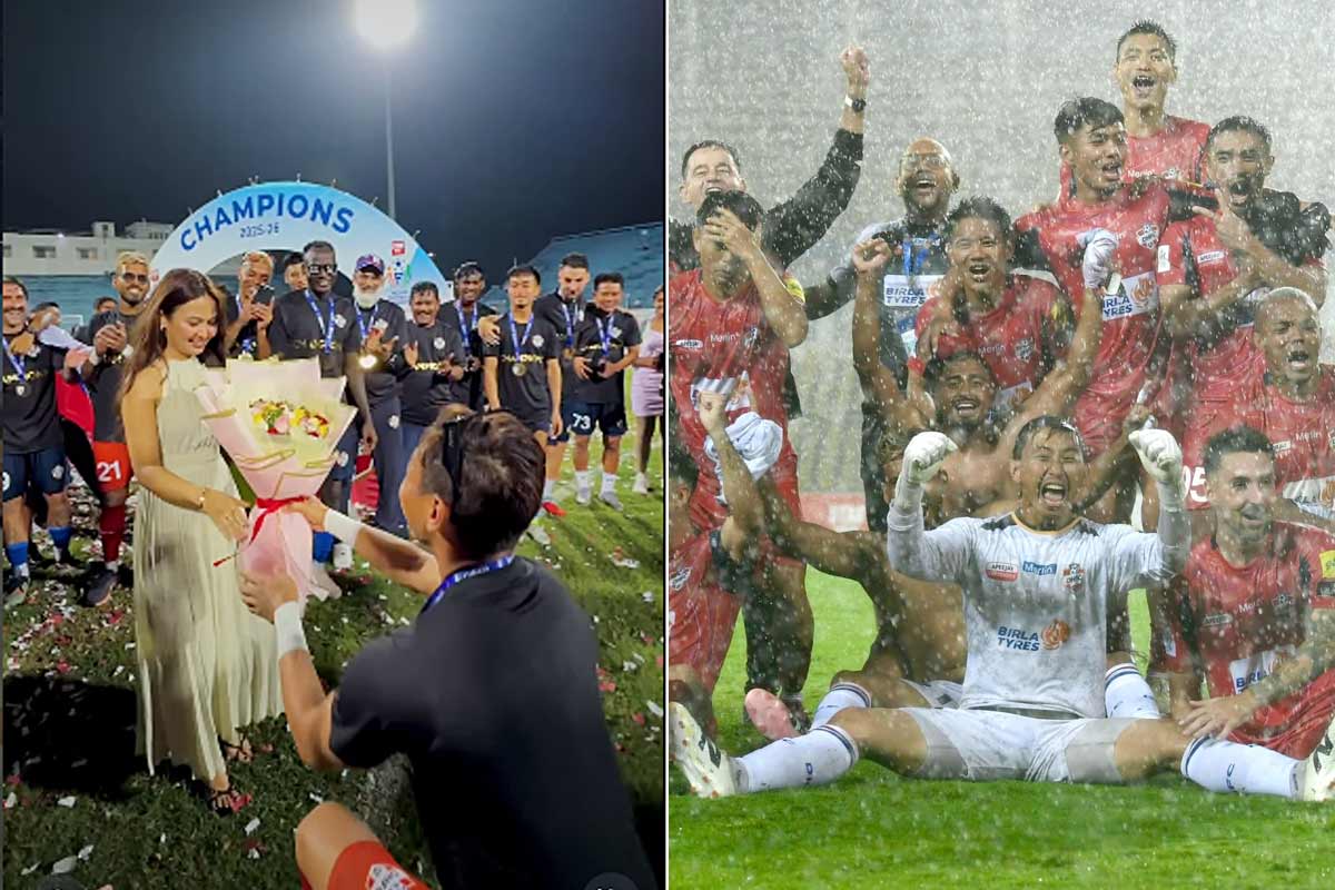‘তুমি শুধু তুমি…’, আই লিগ জয়ের পোডিয়ামে বান্ধবীকে বিবাহ প্রস্তাব ডায়মন্ড হারবার তারকার