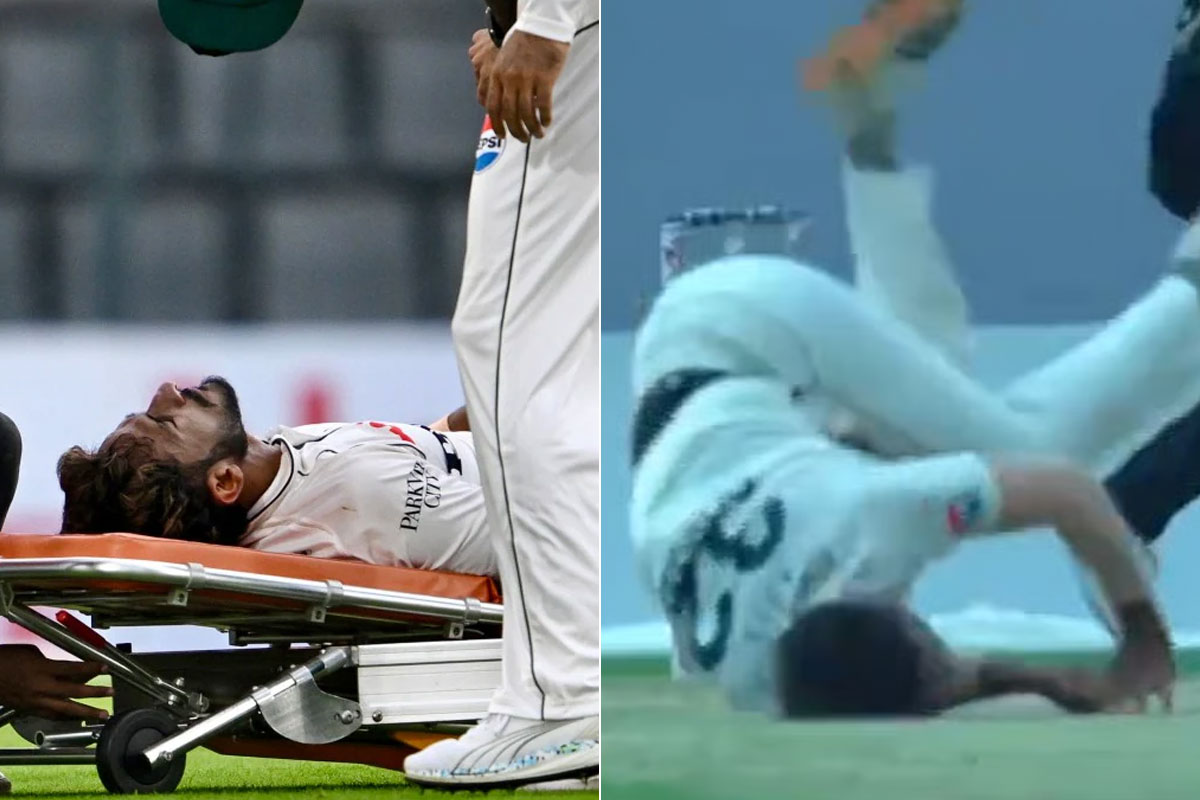ক্যাচ ধরতে গিয়ে মাটিতে সজোরে ঠুকল মাথা, স্ট্রেচারে মাঠ ছাড়লেন তারকা পাক পেসার