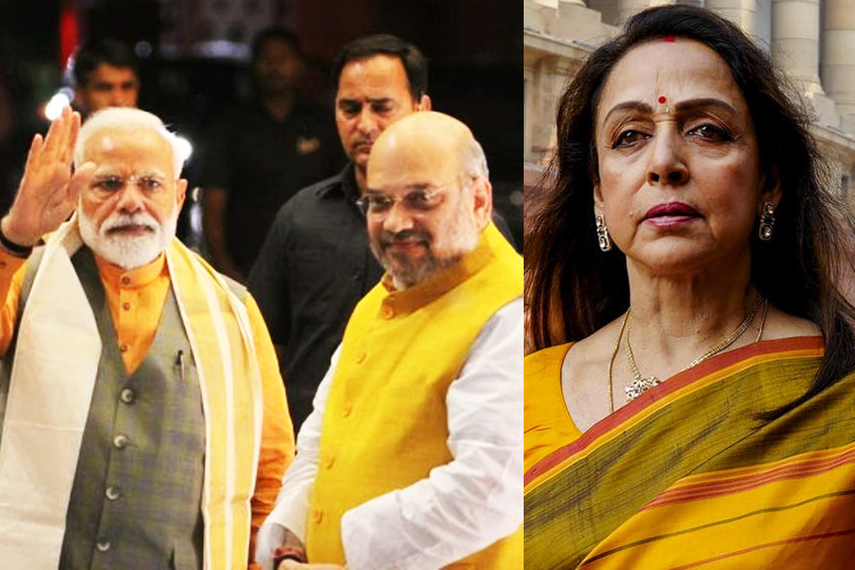 ‘বাংলাদেশি অনুপ্রবেশ বন্ধ হল’, বঙ্গের ‘গৈরিকীকরণের কারিগর’ মোদি-শাহকে কুর্নিশ হেমা মালিনীর