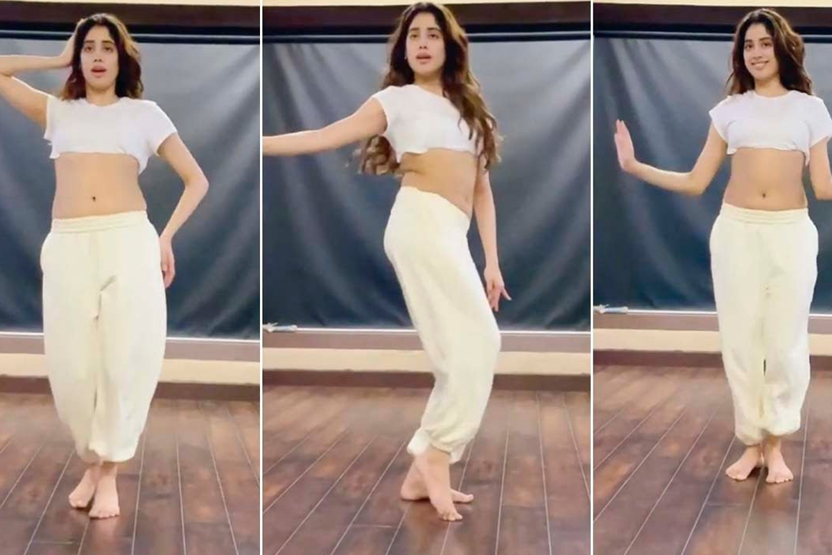 janhvi kapoor viral weight loss comment dance workout