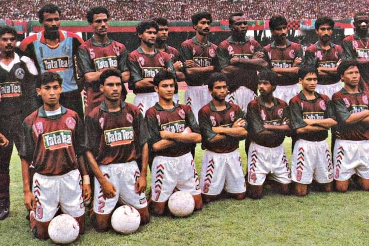 Mohun Bagan's first national league winning team under Tutu Bose's administration