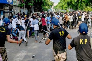 মোতায়েন RAF, আনা হয়েছে জলকামান, অশান্তির পর পার্ক সার্কাসে কড়া নিরাপত্তা
