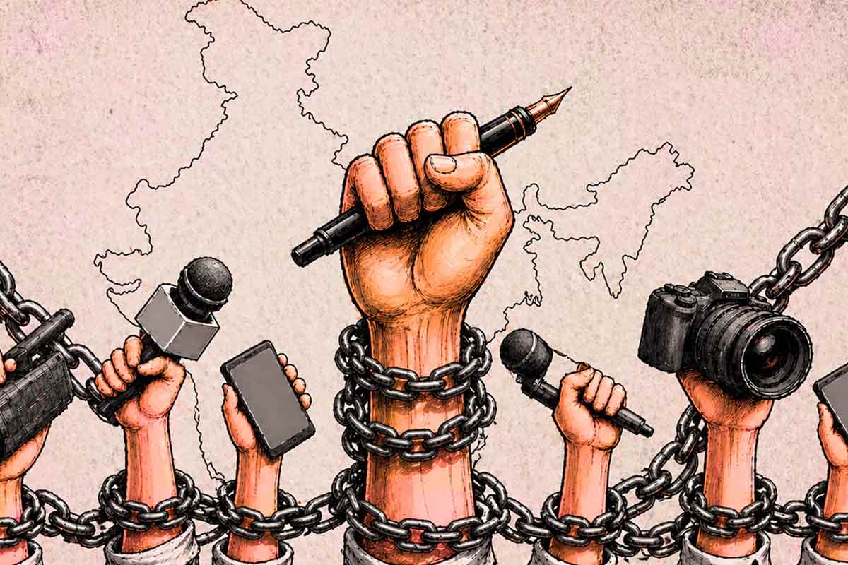 স্বাধীনতা হীনতায়… সংবাদমাধ্যমের স্বাধীনতা সূচকে আট ধাপ নামল ভারত, উঠল পাকিস্তান