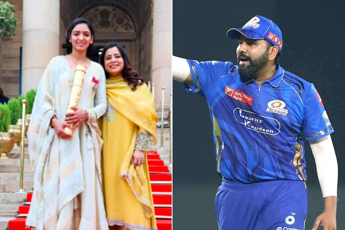 ‘প্রেমিকা’র উপস্থিতিতে পদ্মশ্রী গ্রহণ হরমনপ্রীতের, কেন রাষ্ট্রপতি ভবনে এলেন না রোহিত?