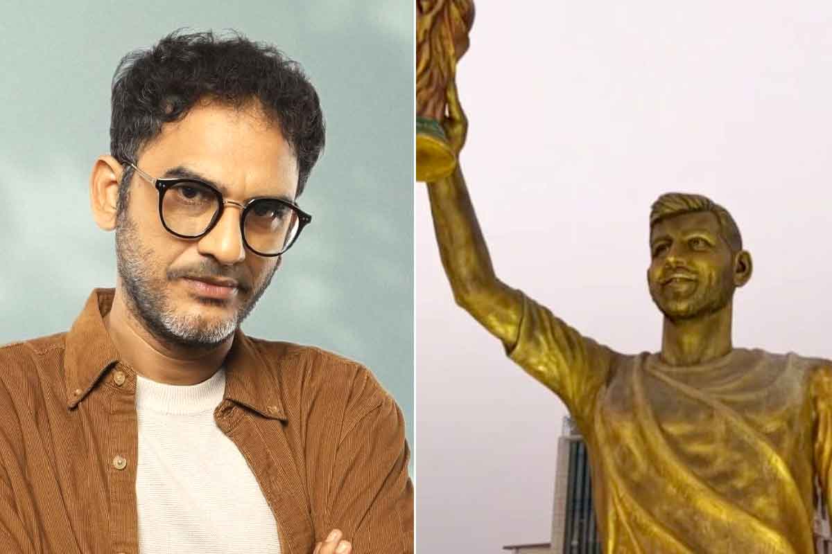 ‘লেকটাউনের মূর্তিটা নাকি হাওয়ায় দুলে নচিকেতার গান গাইছে’, মেসির স্ট্যাচু নিয়ে বিদ্রুপ ঋত্বিকের