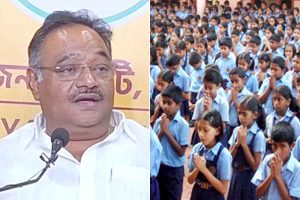 রাজ্যের সমস্ত স্কুলে বাধ্যতামূলক বন্দে মাতরম, ‘বিকৃত ইতিহাস’ বদলের বার্তা শমীকের