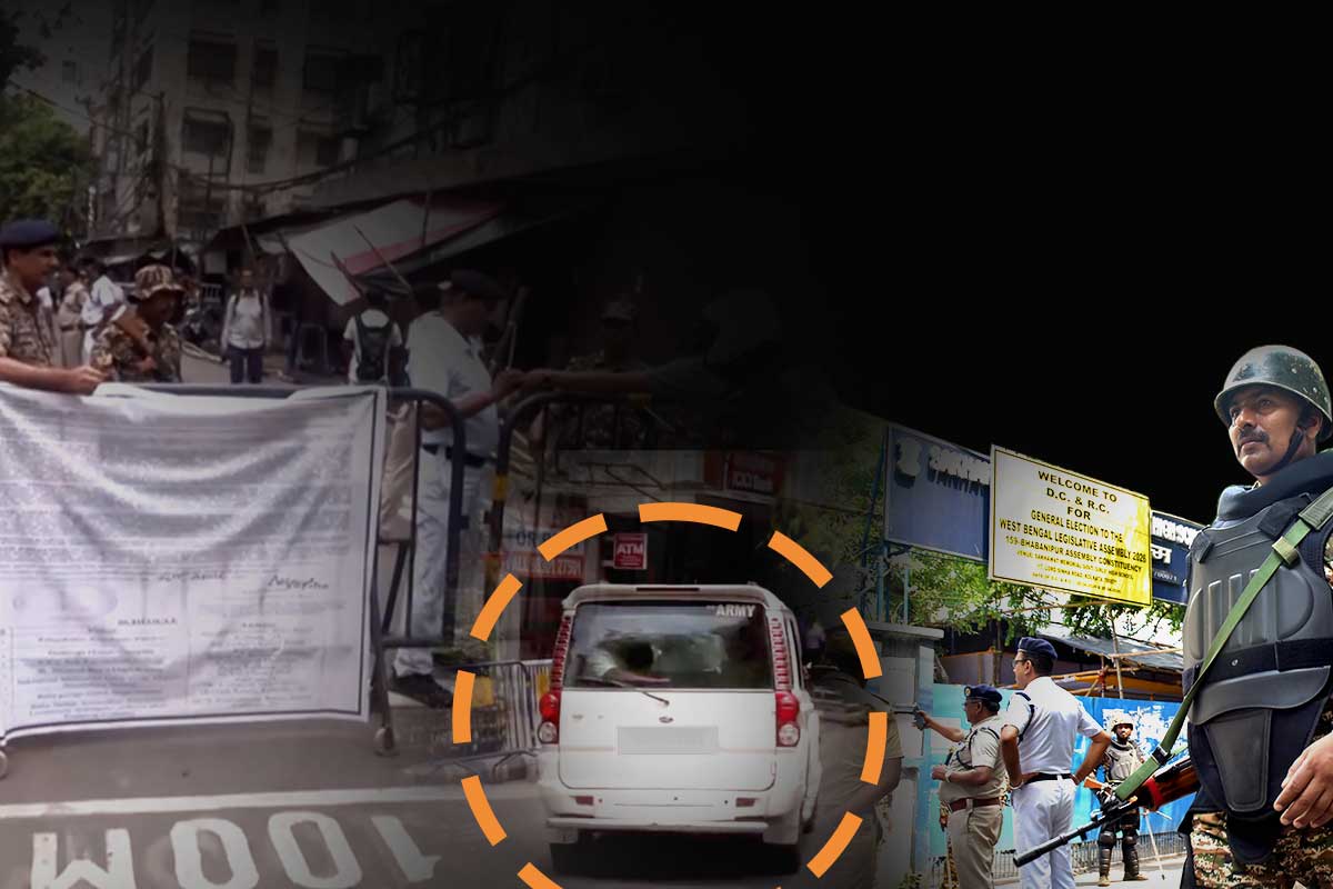 গণনার আগে শাখাওয়াতে ‘বিজেপি’র গাড়ি, স্ট্রংরুমের সামনে বিক্ষোভ তৃণমূলের