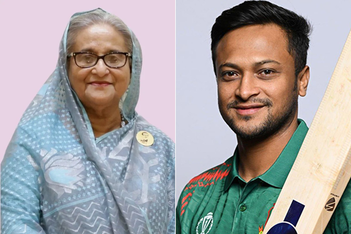 ‘পালটিবাজ নই’, কঠিন সময়ে হাসিনা ও আওয়ামি লিগের পাশে থাকার অঙ্গীকার শাকিবের