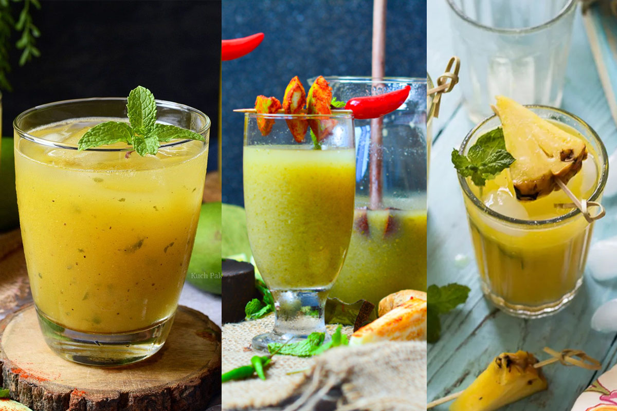 easy recipes for mango, pineapple and guava panna