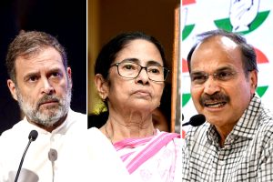 ‘রাহুল গান্ধীর কাছে হাতজোড় করতে হবে মমতাকে’, কেন বললেন অধীর?