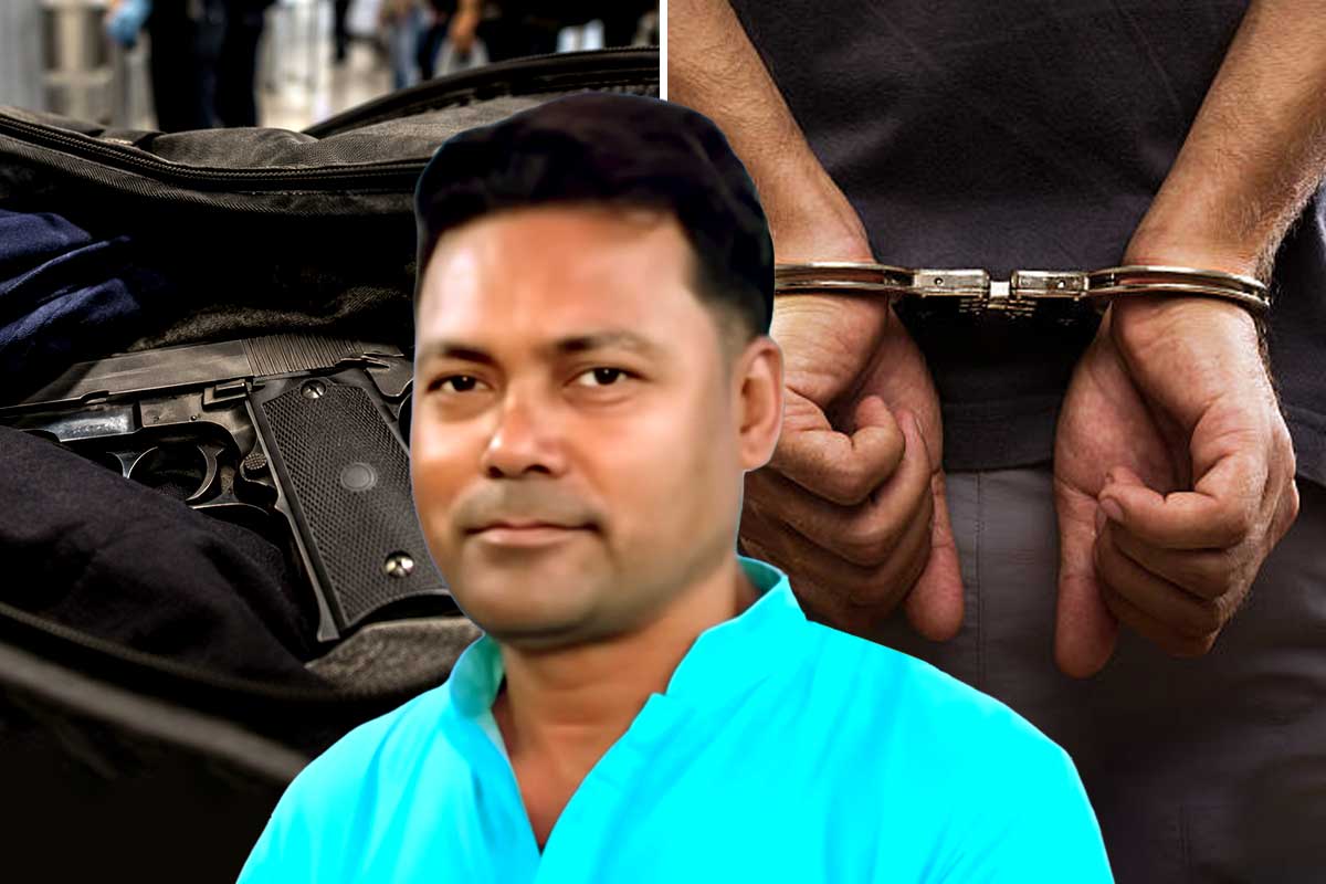 ব্যাগে গুলি, আগ্নেয়াস্ত্র নিয়ে বিমানবন্দরে তৃণমূল কাউন্সিলর, অস্ত্র আইনে গ্রেপ্তার করল পুলিশ