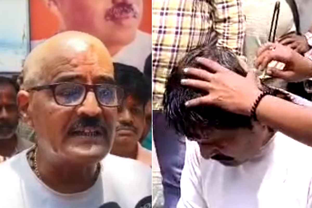 ‘খুন’ হওয়া কর্মীদের আত্মার শান্তি কামনা, বহরমপুরে মাথা মুড়িয়ে তর্পণ হবু বিজেপি বিধায়কের