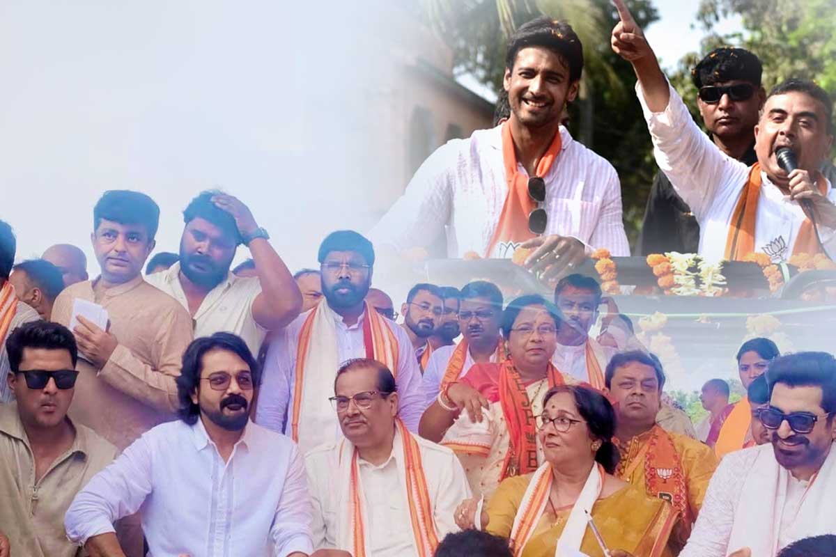 বিজেপির শপথে ‘ইন্ডাস্ট্রি’ প্রসেনজিৎ, শুভেন্দুকে শুভেচ্ছা যশের, ‘রং বদল’ কোন সেলেবদের?