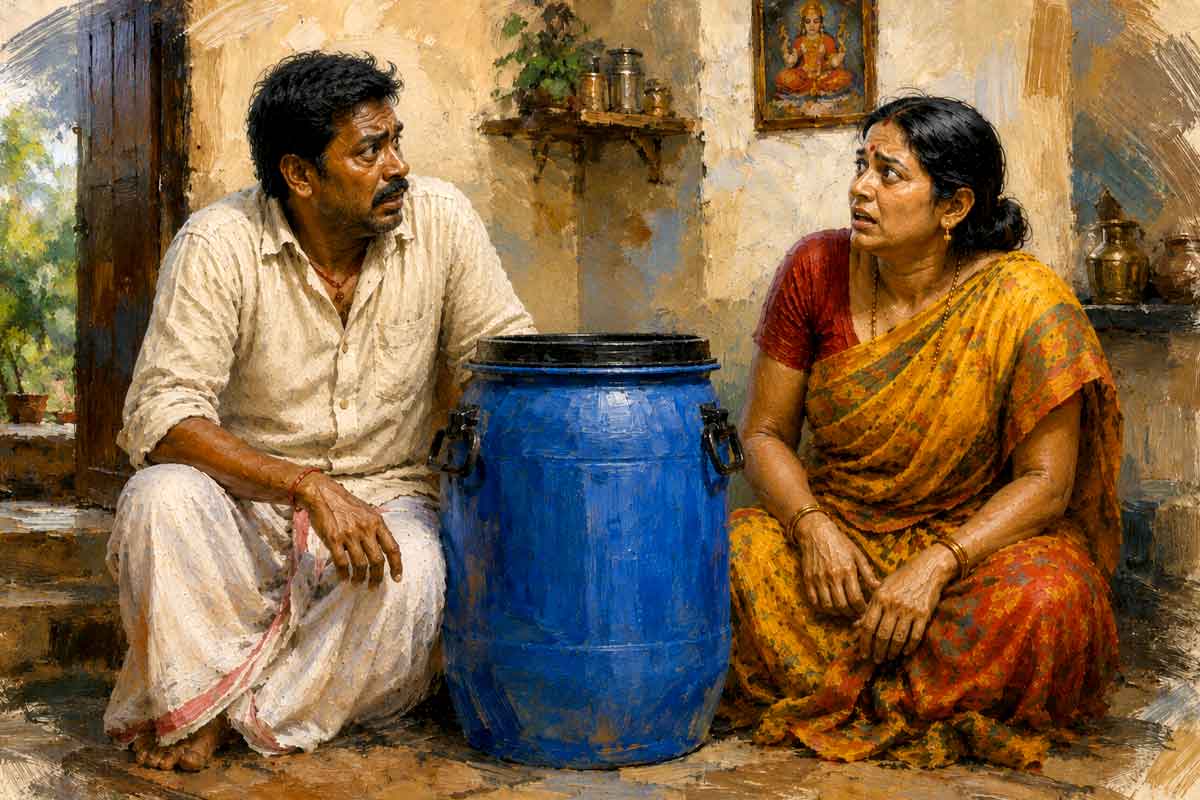 নীল ড্রাম কাণ্ডের পুনরাবৃত্তি, স্বামীর সঙ্গে মিলে প্রেমিককে খুন করে লুকিয়ে রাখল গৃহবধূ!