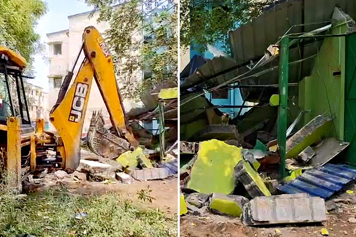 ইস্কোর জমি দখল করে কার্যালয় তৃণমূলের! পালাবদলের পর ভাঙল বুলডোজার