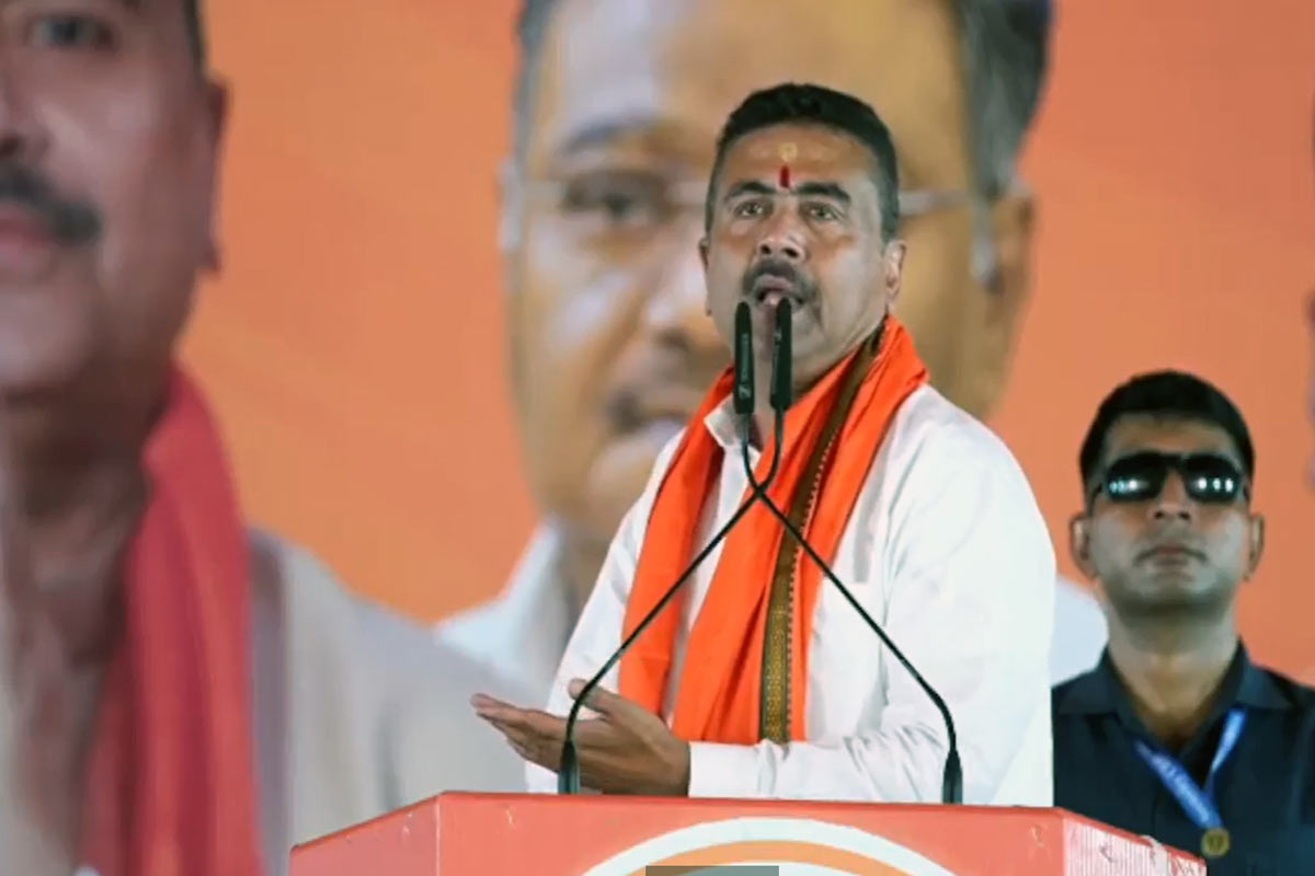 কোথায় পুষ্পা? ফলতায় দাঁড়িয়ে ‘ভাইপোর জাহাঙ্গির’কে তোপ শুভেন্দুর