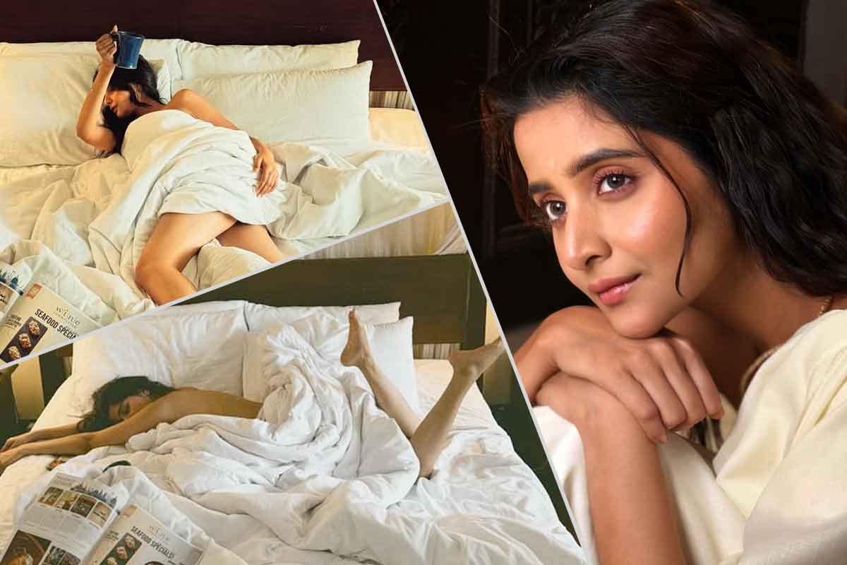 অনাবৃত উর্ধ্বাঙ্গ! দুধ সাদা বিছানায় ‘বোল্ড’ দেবচন্দ্রিমা, ‘ছিঃ’ বলে চোখ ঢাকল নেটপাড়া