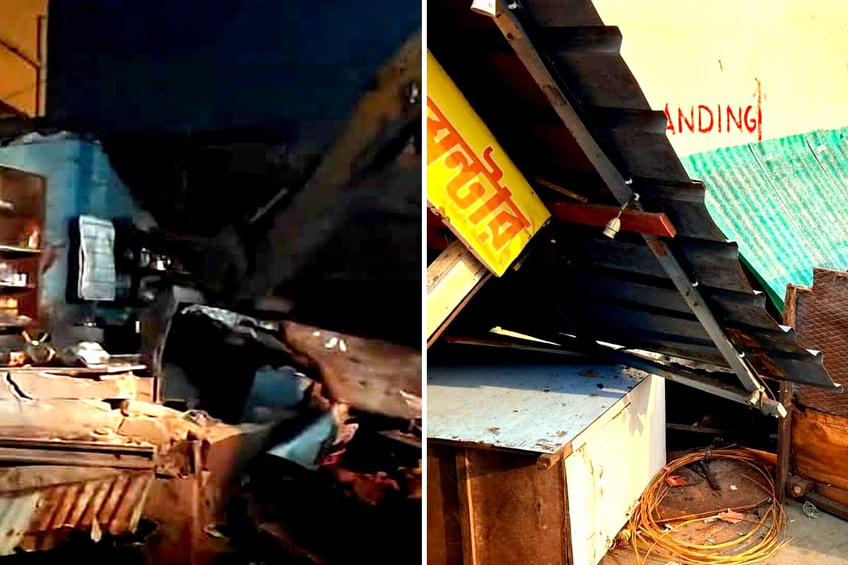 শিয়ালদহ-হাওড়ার পর এবার দমদম স্টেশনে হকার উচ্ছেদ, বুলডোজারে গুঁড়িয়ে দেওয়া হল বহু দোকান