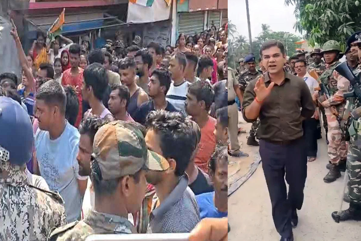 পুনর্নির্বাচনের দাবিতে ফলতায় তুমুল বিক্ষোভ, জাহাঙ্গির ‘ঘনিষ্ঠ’ দু’জনকে গ্রেপ্তারের নির্দেশ কমিশনের
