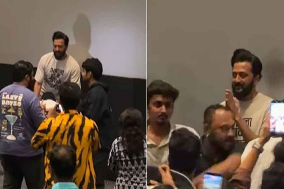 সিনেমাহলে আকস্মিক আবির্ভাব ‘শিবাজি’ রীতেশের, নায়কের পা ছুঁয়ে ভক্তের প্রণাম, ভাইরাল ভিডিও