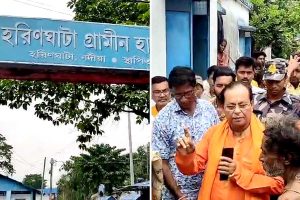 হরিণঘাটায় তৃণমূল কাউন্সিলরের হাতযশে হাসপাতালের জমিতে ‘বেআইনি’ পাড়া!