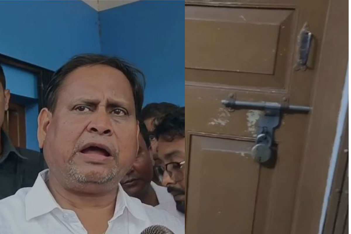 ২৮ কোটির দুর্নীতির নেপথ্যে তৃণমূলের আতাউর! পঞ্চায়েত সমিতির অফিসে তালা ঝোলালেন হুমায়ুন