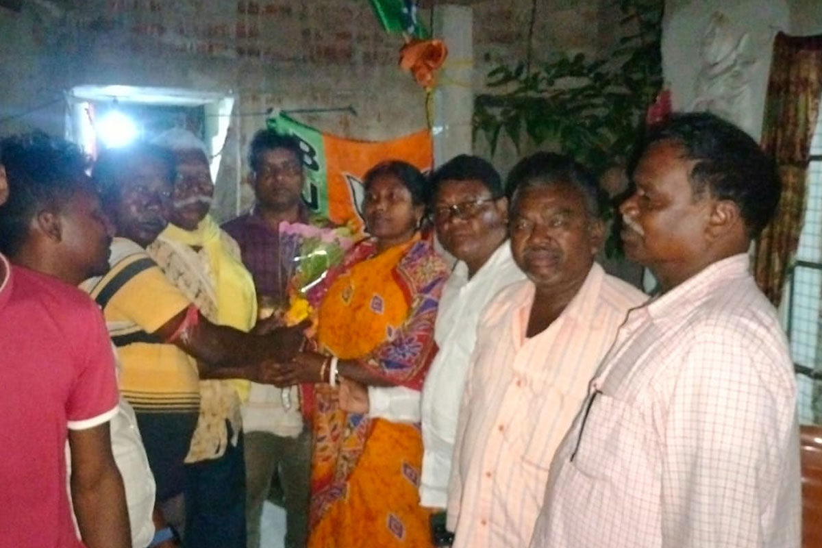 BJP MLA Kalita Majhi is busy with family work after returning home