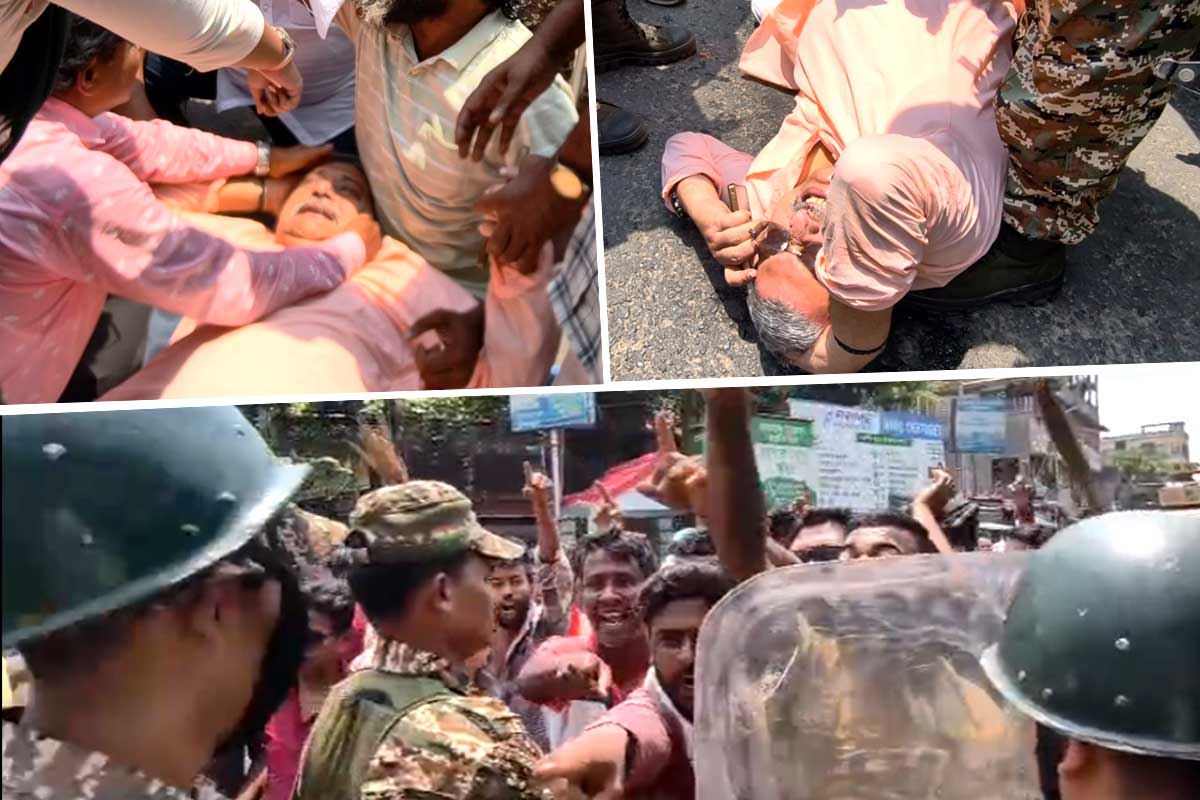 মাথায় ডিউস বল, চন্ডিতলায়  বিক্ষোভে নাজেহাল ‘চোর’ কল্যাণ