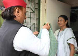 ‘আপনি হারেননি’, ইস্তফায় নারাজ মমতাকে কালীঘাটে গিয়ে পাশে থাকার বার্তা অখিলেশের