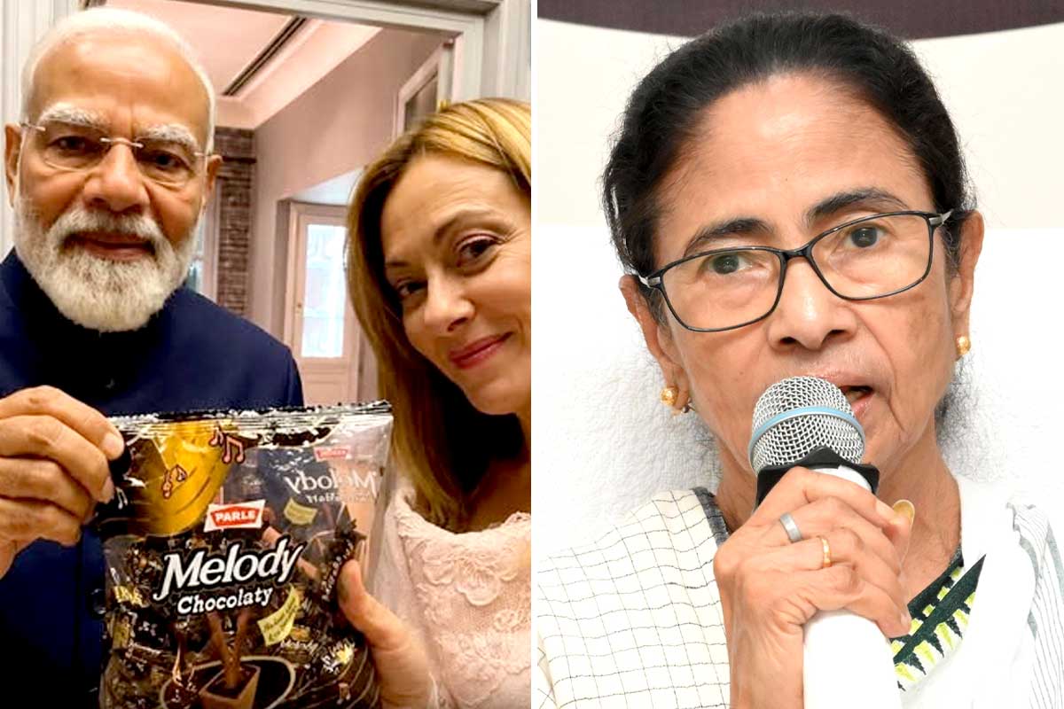 ‘মেলোনিকে চকোলেট দিয়েছেন কেন? আপনার তো…’ ‘মেলোডি’ নিয়ে মোদিকে খোঁচা মমতার