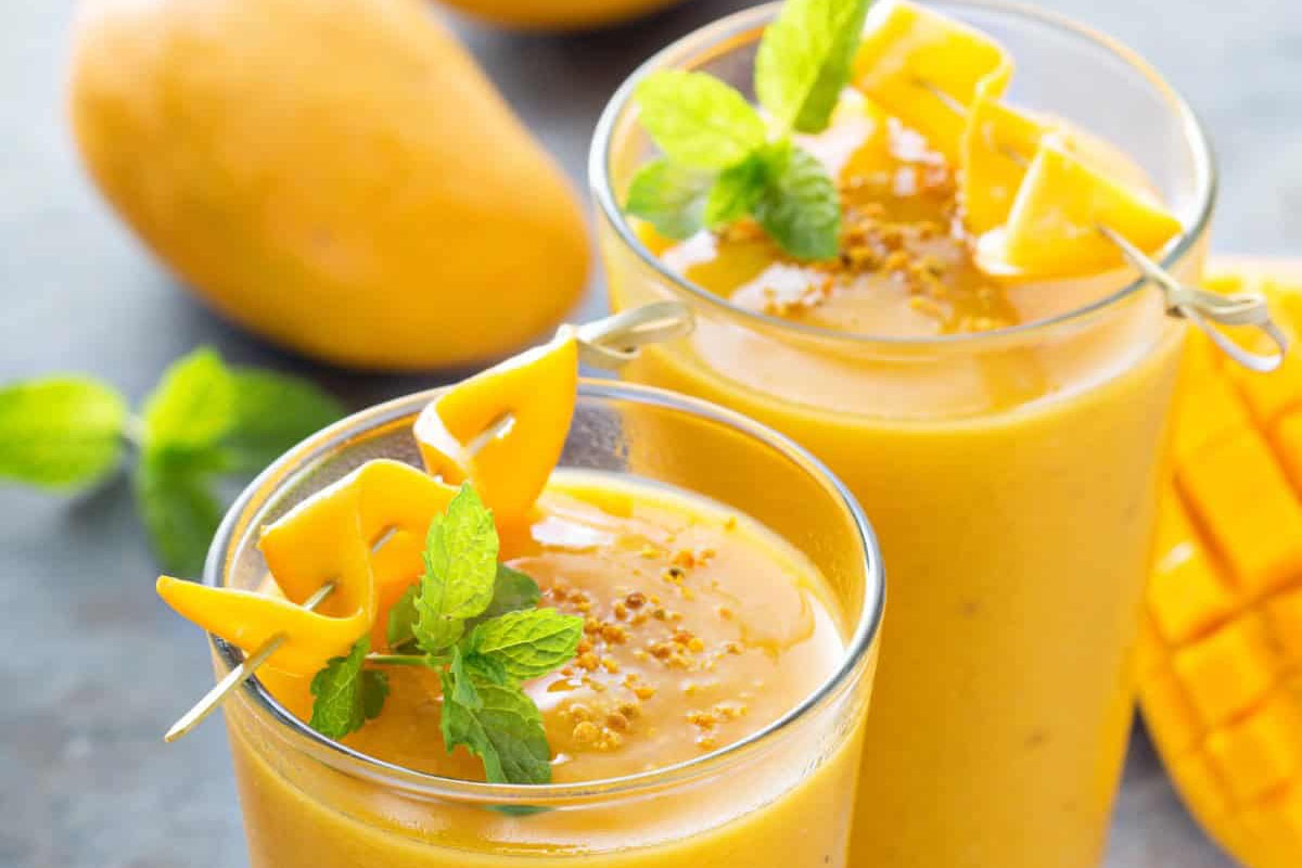 raghav chadha's favourite viral mango shake recipe with almond milk
