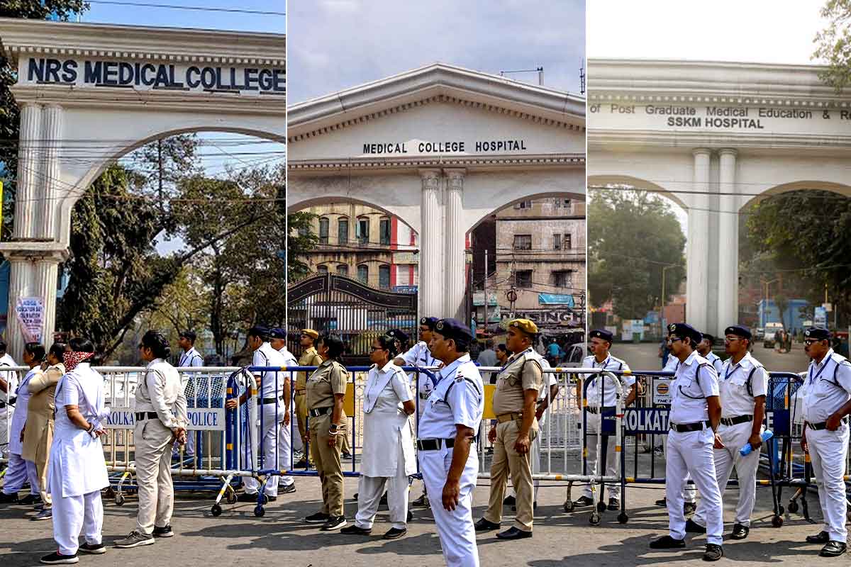 কলকাতার পাঁচ সরকারি হাসপাতালে কড়া পুলিশি নিরাপত্তা, সরকারি সম্পত্তি নষ্টে জেল-জরিমানা